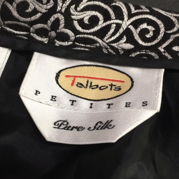 Talbots Petite fully lined Silk pants. Size 10 - Picture 5 of 8